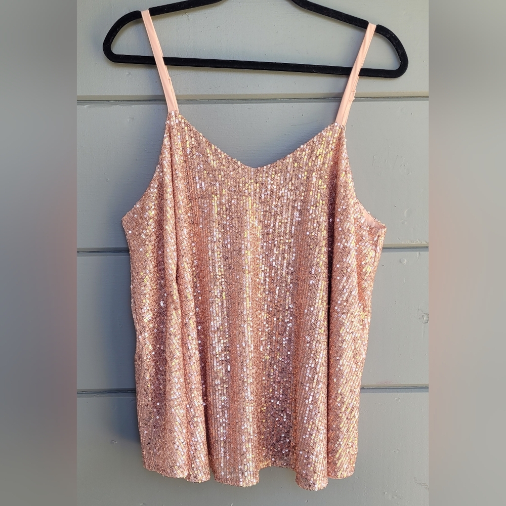 Torrid Sparkling Rose Gold Sophie Camisole